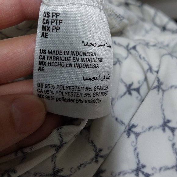 Charter Club Petite Lattice Pleated V-Neck Top Created for Macy's - Picture 10 of 11